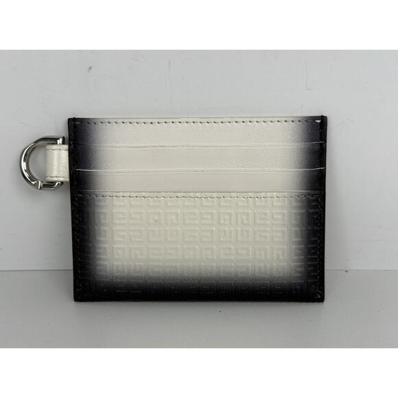 Givenchy Monogram-Embossed Heart-Print Clutch Bag – Black/White - Picture 7 of 9